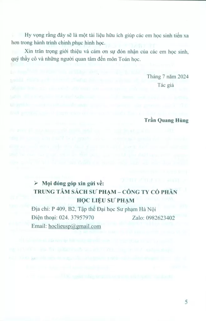 CÁC CHUYÊN ĐỀ BỒI DƯỠNG HỌC SINH GIỎI TOÁN LỚP 8 - TẬP 2 (Hình học)
